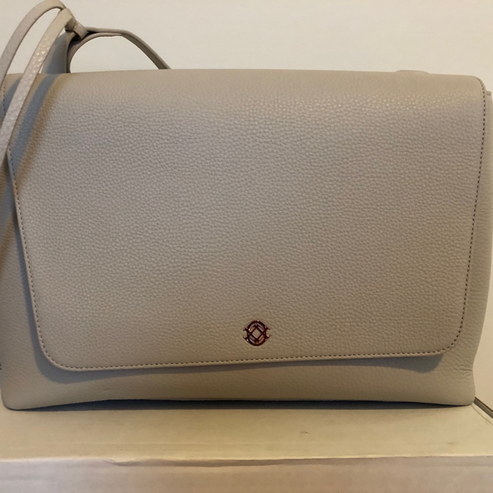 Dagne Dover Simone Satchel (Bone Leather, NWT)